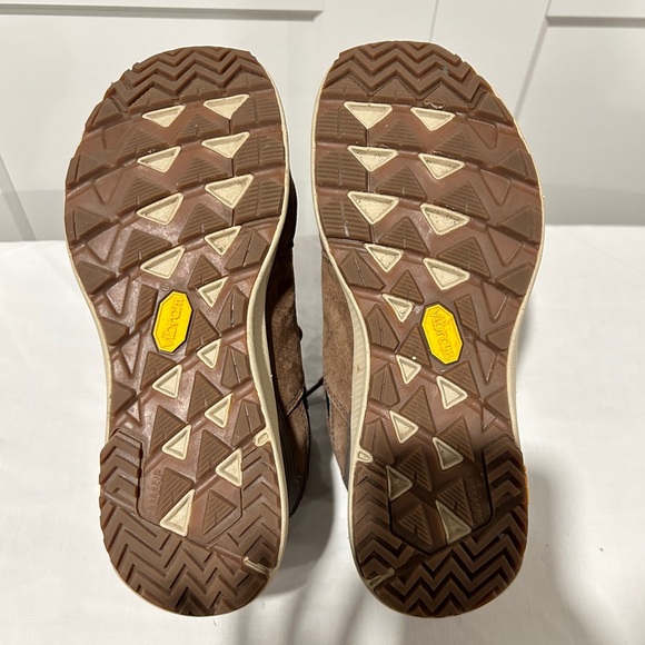 Merrell Women’s Brown and Teal Hiking Shoes - Picture 5 of 7